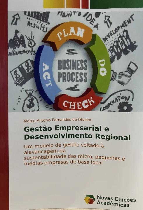 Capa do livro Gestão Empresarial e Desenvolvimento Regional, de Marco Antonio Fernandes de Oliveira
